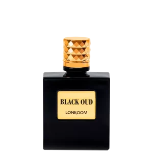 Perfume Masculino Black Oud For Men Lonkoom Eau de Toilette  100ml