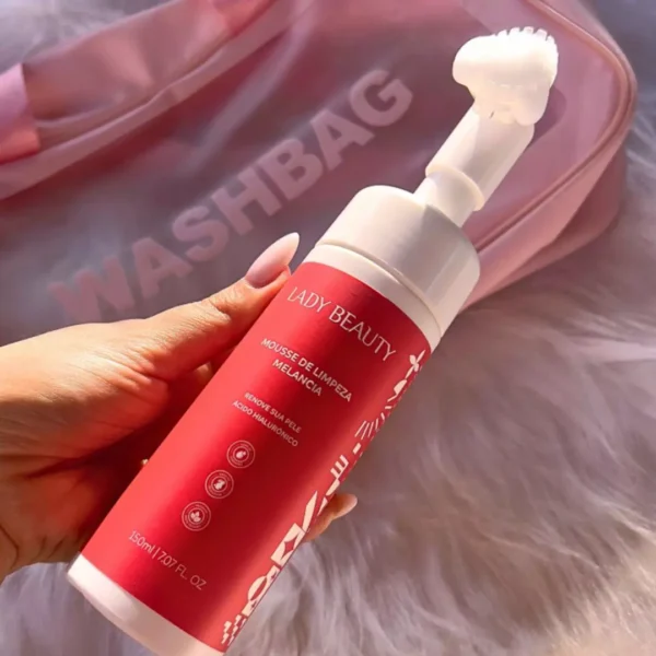 Mousse de limpeza Melancia - Lady Beauty - Imagem 3